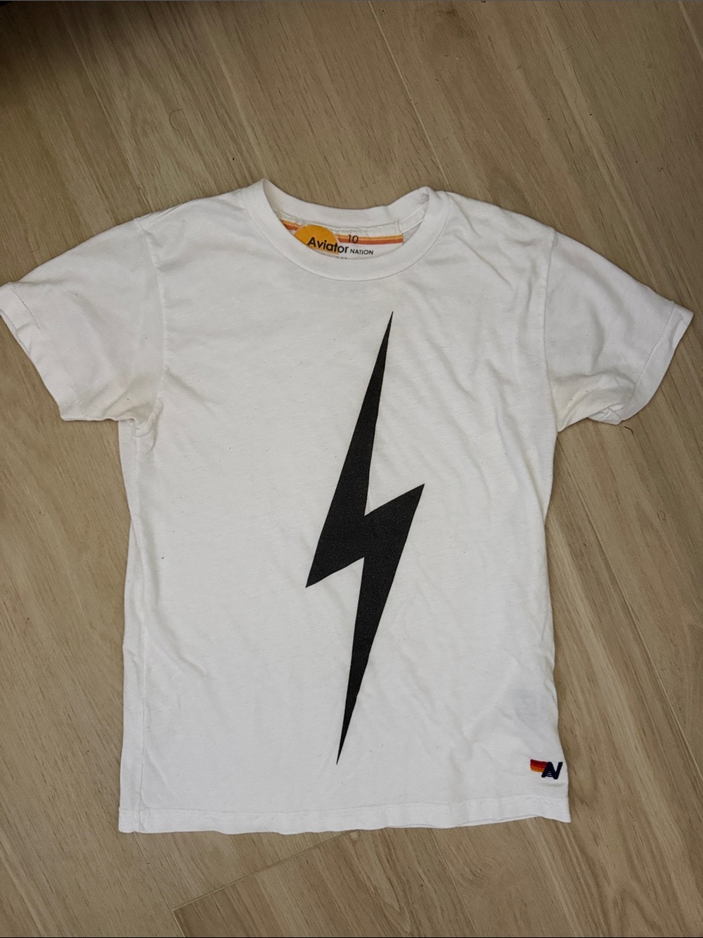 Aviator Nation Kids Bolt Tee-White